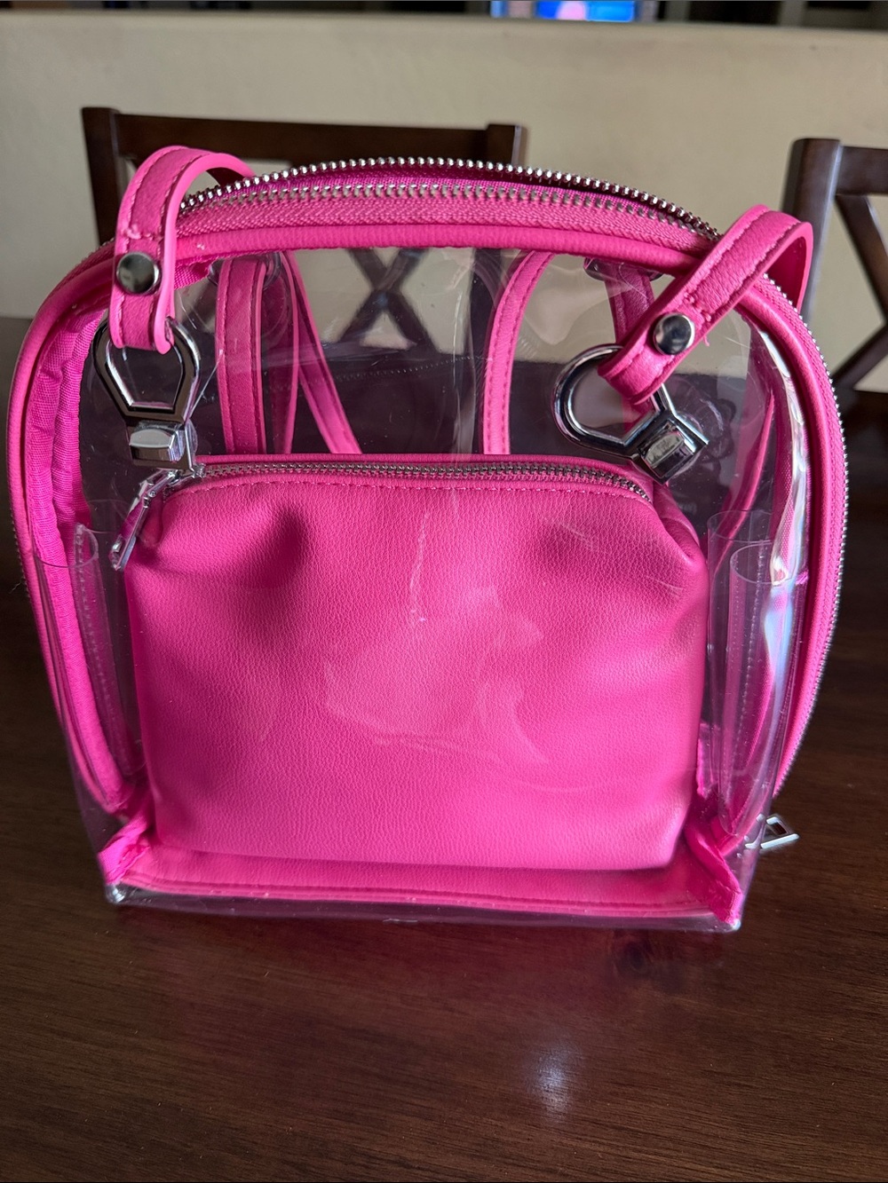 Miztique Daisy Transparent shoulder/backpack bag
